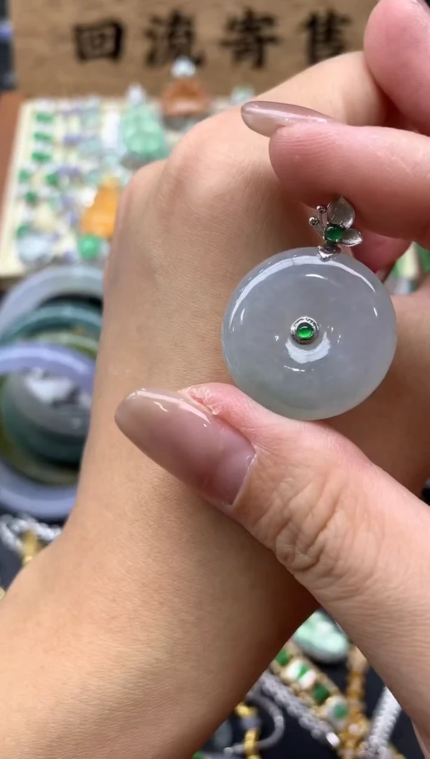 【闪购商品】翡翠颈饰18K金镶嵌167-中国好珍宝