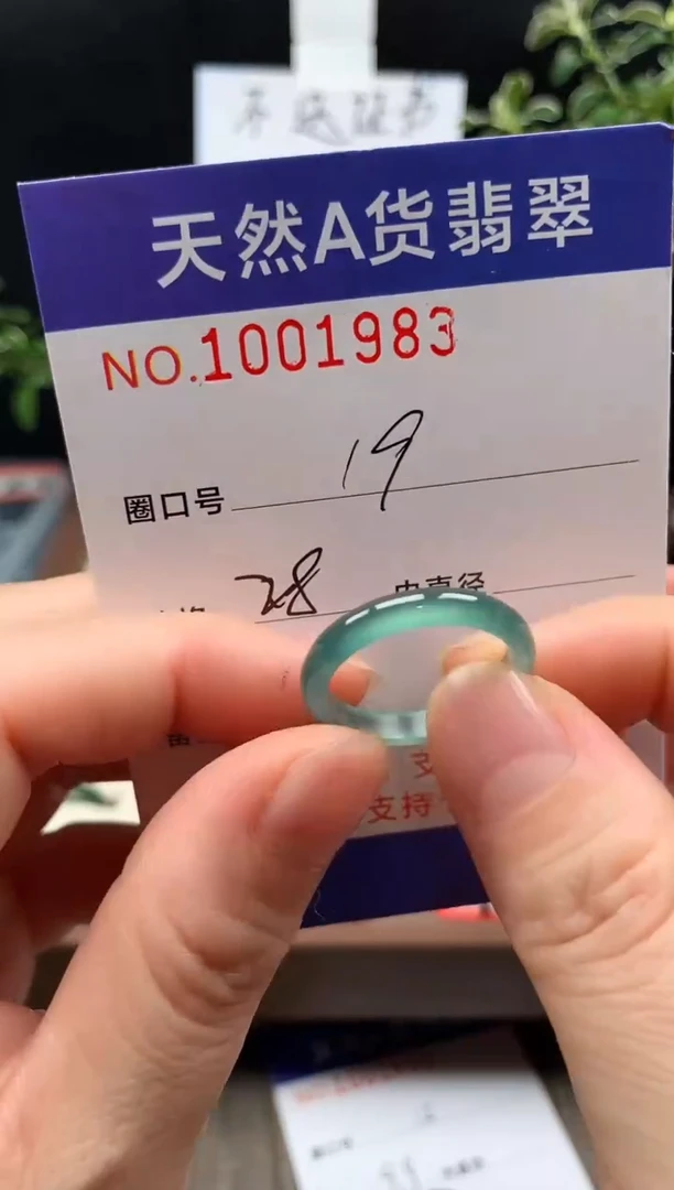 未镶嵌戒指翡翠19#