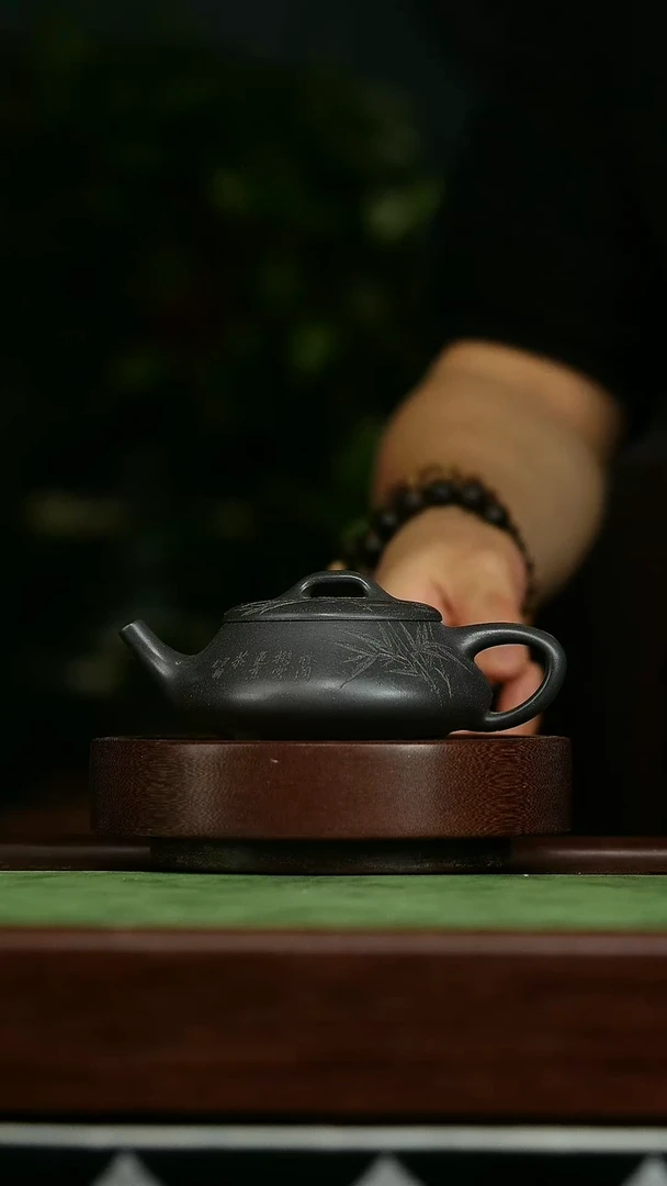 茶壶紫砂b23天青泥纳瓢*朱学勤