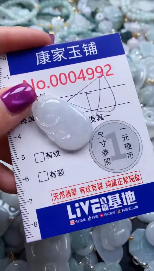 颈饰未镶嵌翡翠4992