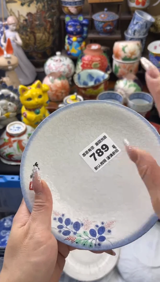 【闪购商品】瓷片789号六六工艺品瓷器