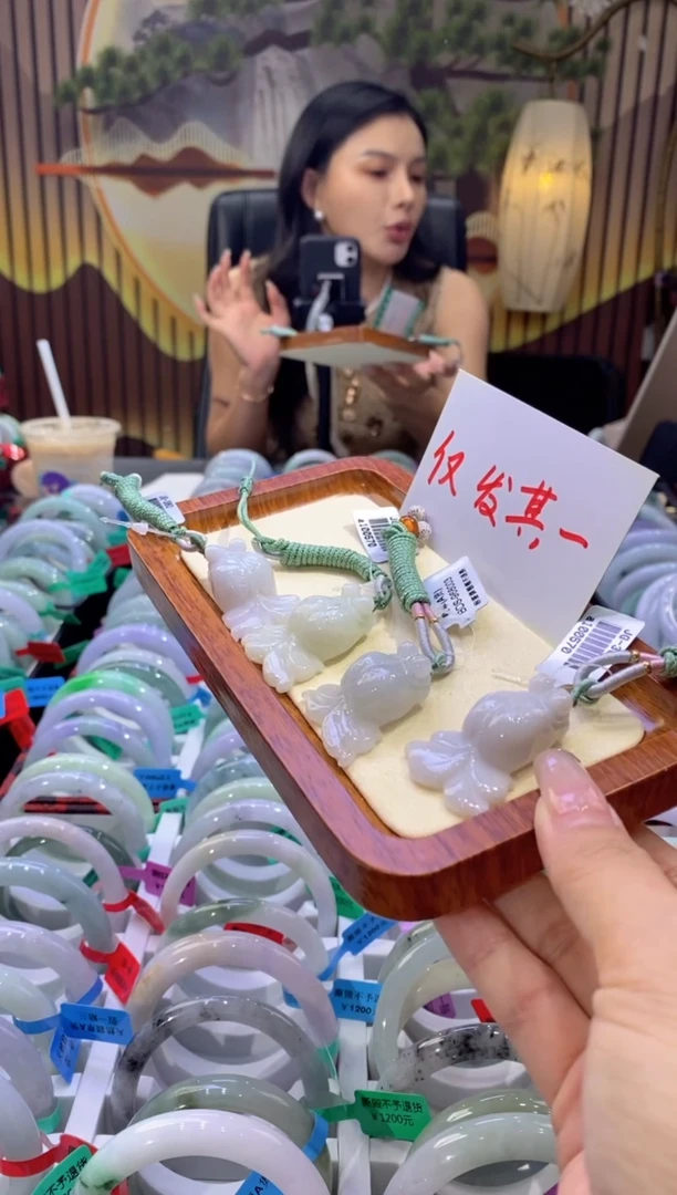 翡翠未镶嵌颈饰多样性仅发其一5973