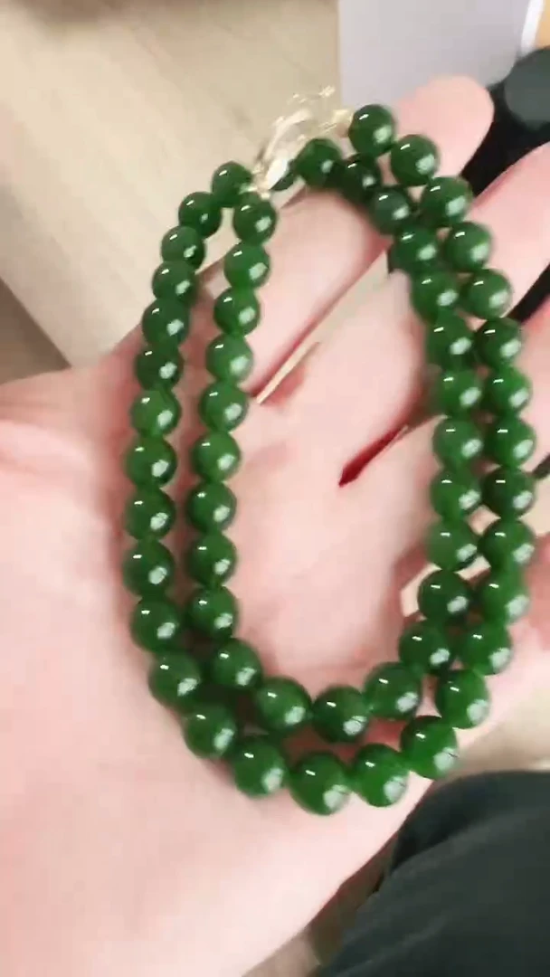 项链未镶嵌和田玉（碧玉）8