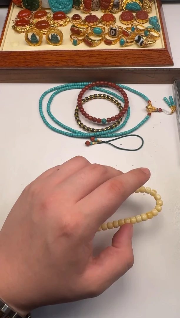 裸石蜜蜡未镶嵌再**～手串手串