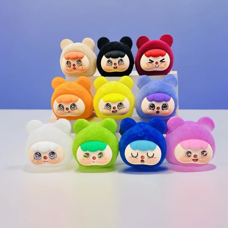 娃三岁大熊可爱植绒摆件【默认微瑕介意慎拍】