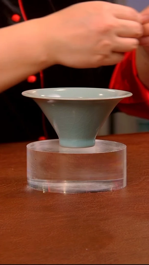 【闪购商品】瓷片098支钉大斗笠杯..........