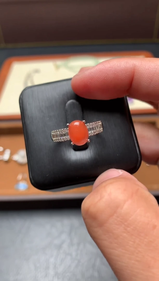 未镶嵌南红玛瑙戒指F06【多样性发其一】