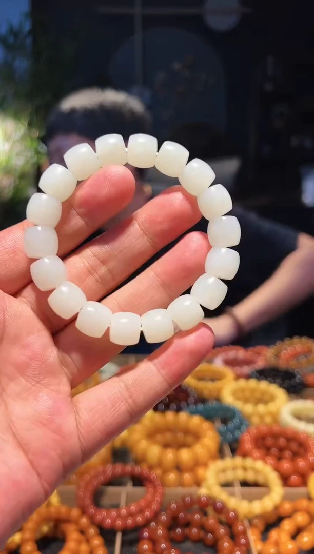 手串未镶嵌和田玉12+直切