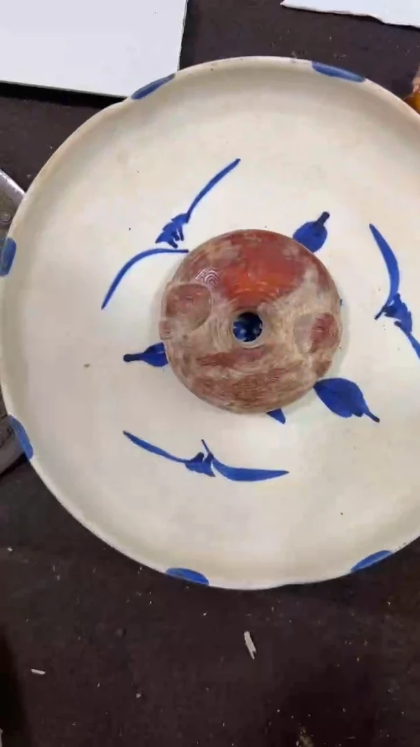 瓷片手工，手绘，瓷器