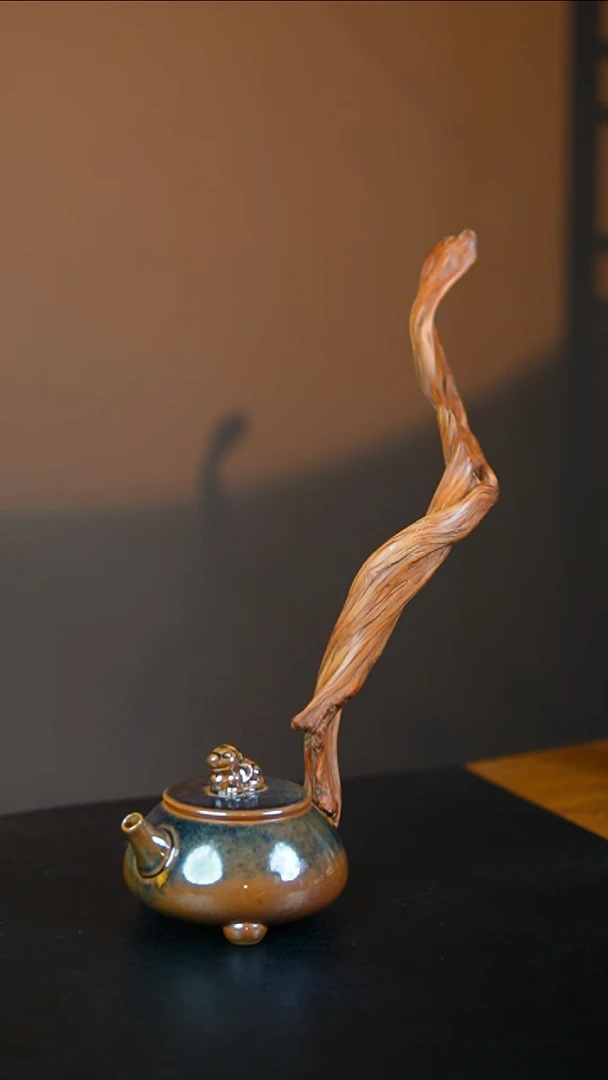 景德镇纯手工茶壶柴烧小壶