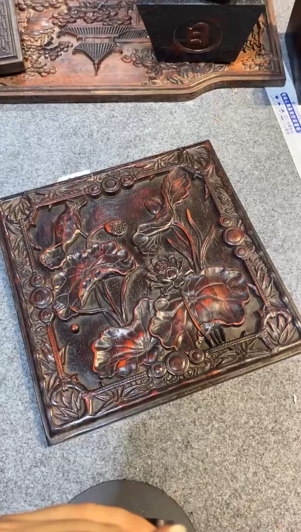 香榧木用****0紫檀拆件雕刻板以直播间实物为准