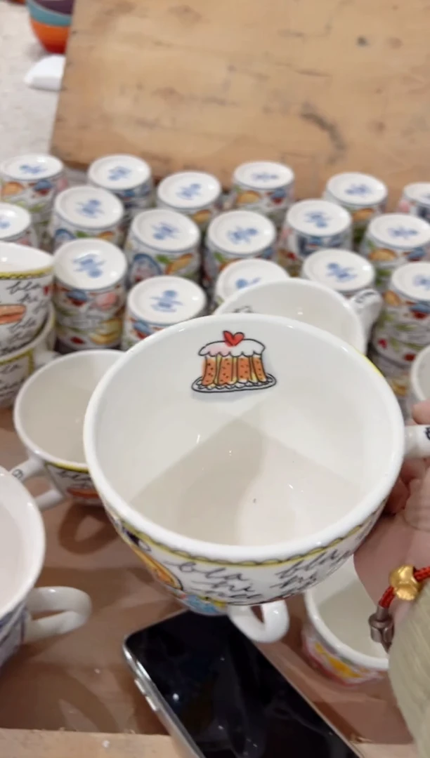 【闪购商品】碟荷兰太太---早餐杯--蛋糕