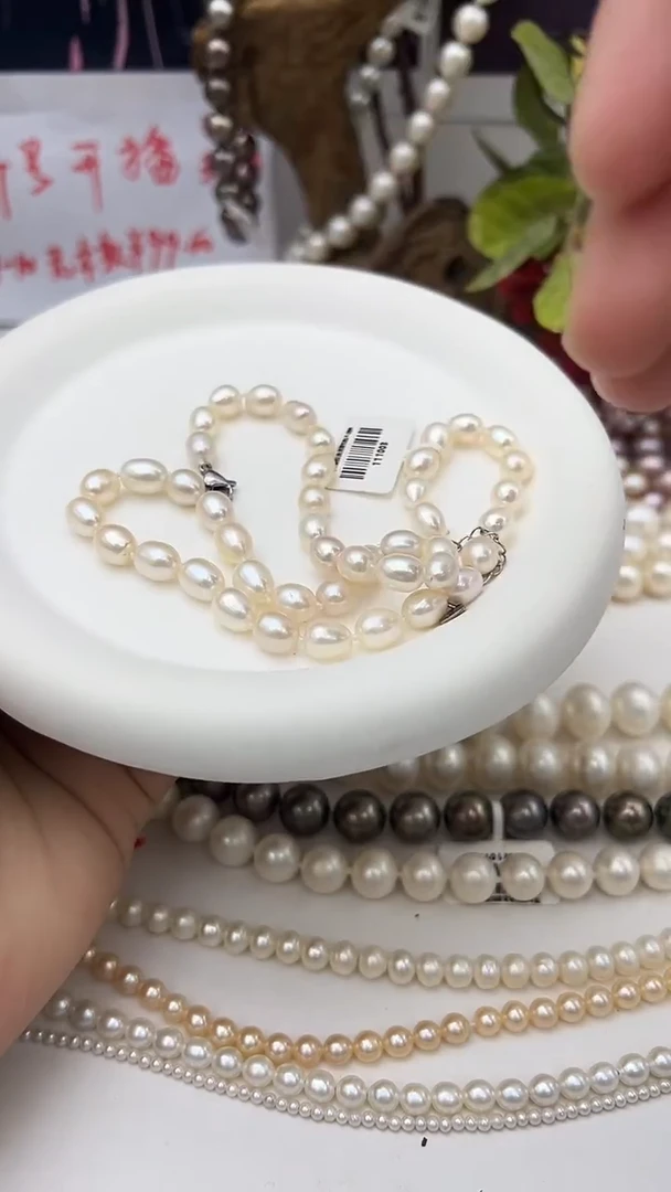颈饰未镶嵌淡水珍珠7-8