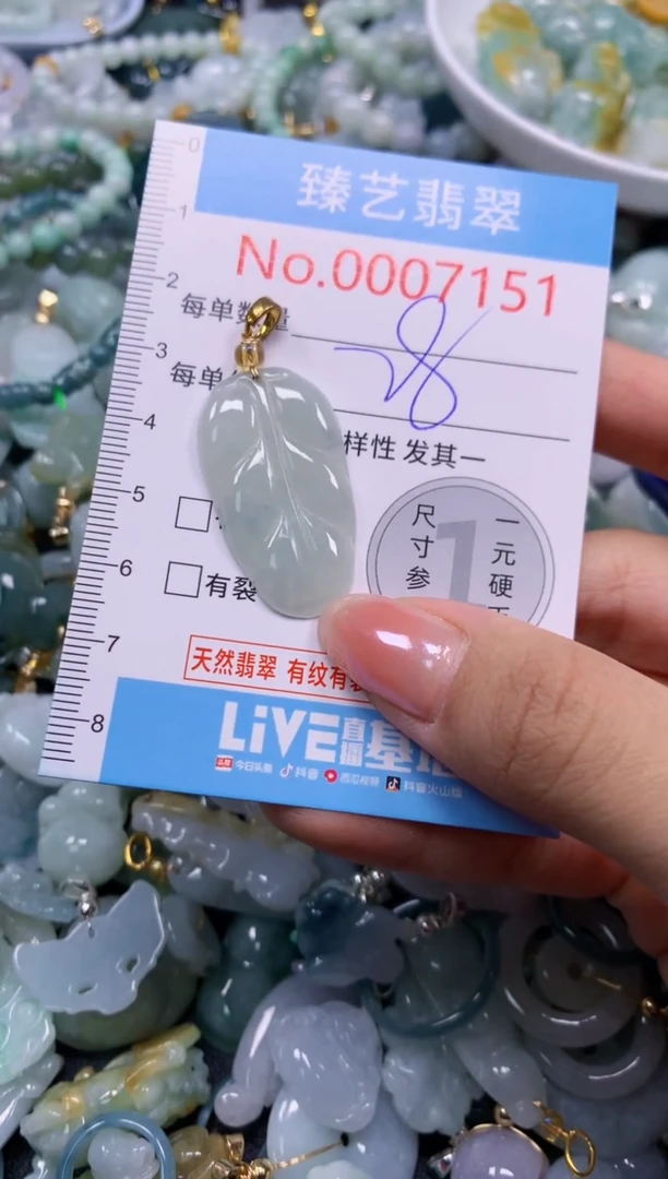 颈饰未镶嵌翡翠7151