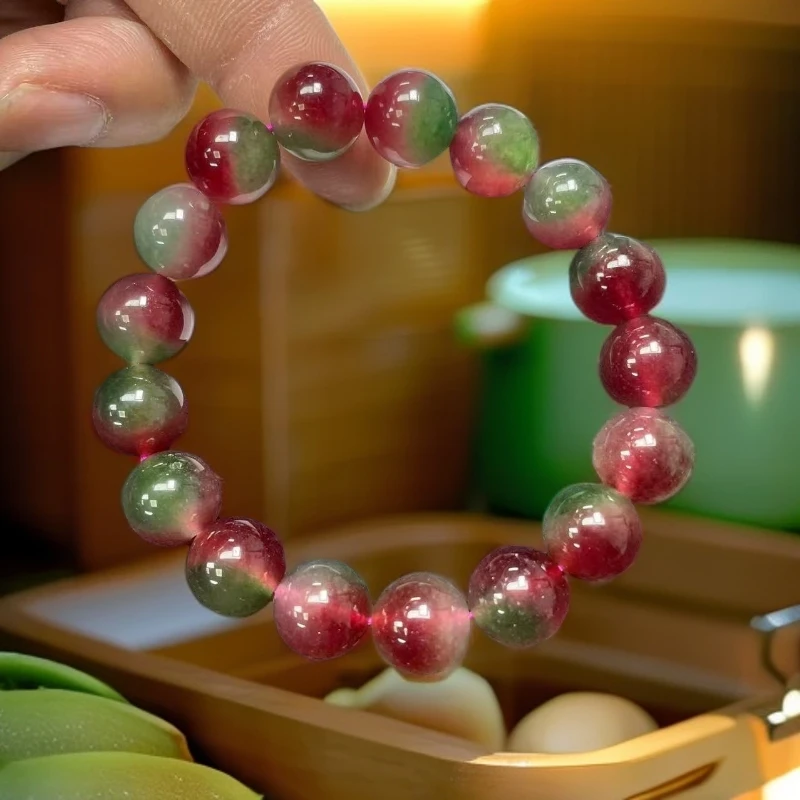 【喜子】西瓜碧12m精美圆珠手串-QW860多样性发一