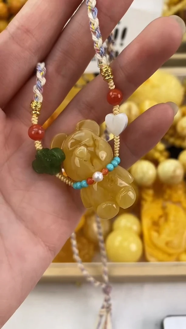 裸石琥珀未镶嵌天然琥珀蜜蜡