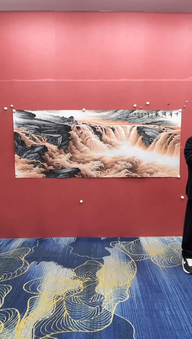 【闪购商品】绘画刘秋言-24平尺-黄河-纸片