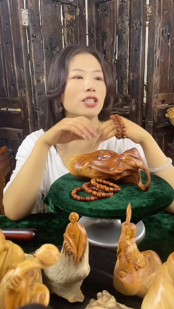 柏木柏木（崖柏）红油老料手串
