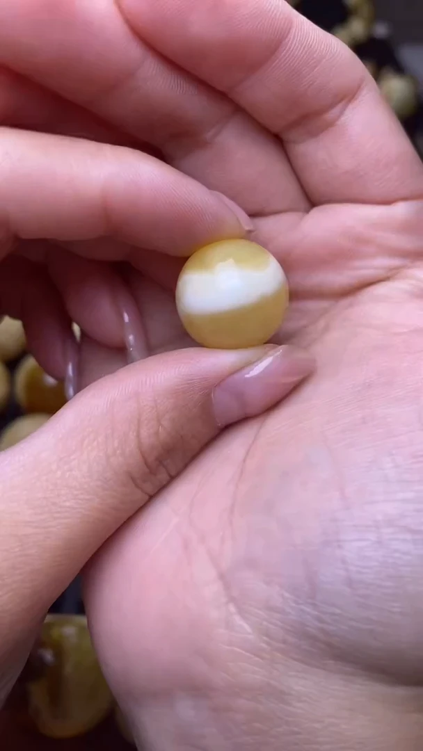 未镶嵌琥珀裸石葵. 74