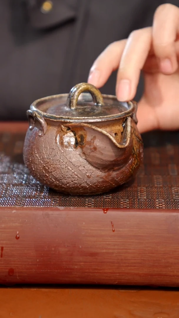 陶瓷奢瓷/瑞寅柴烧茶器（宝瓶）0721