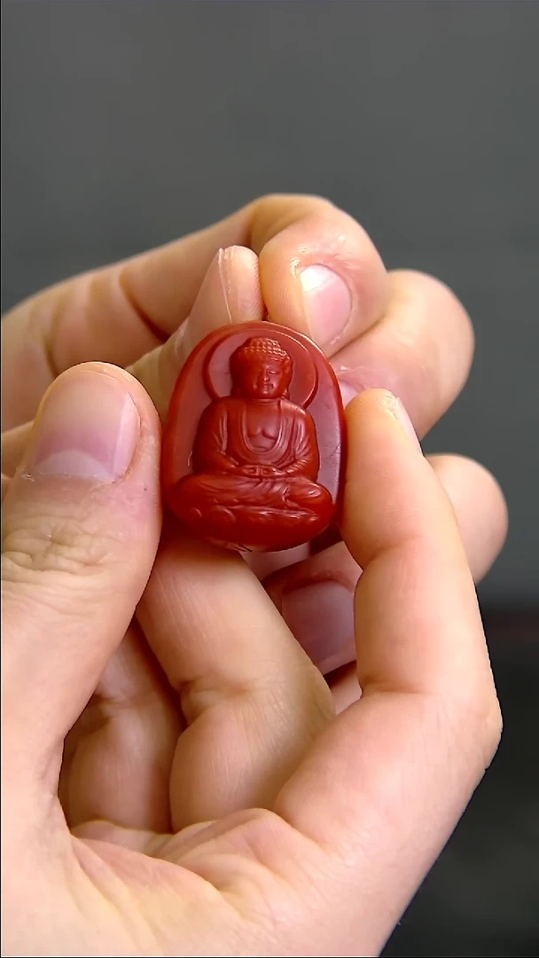 未镶嵌雕刻南红玛瑙001ZB1214产品一个