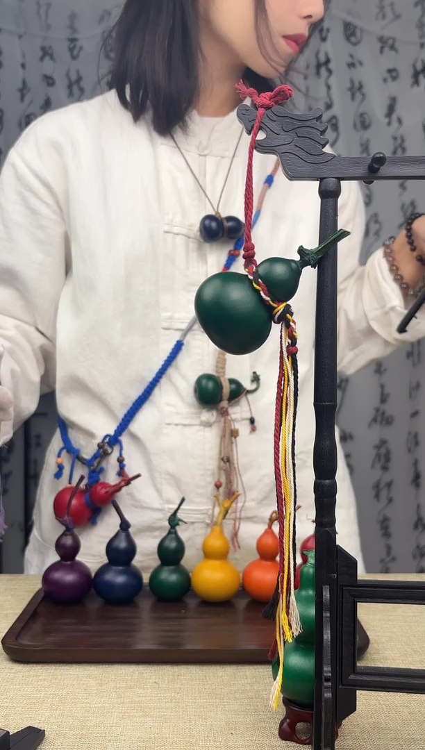 大漆葫芦挂件---012