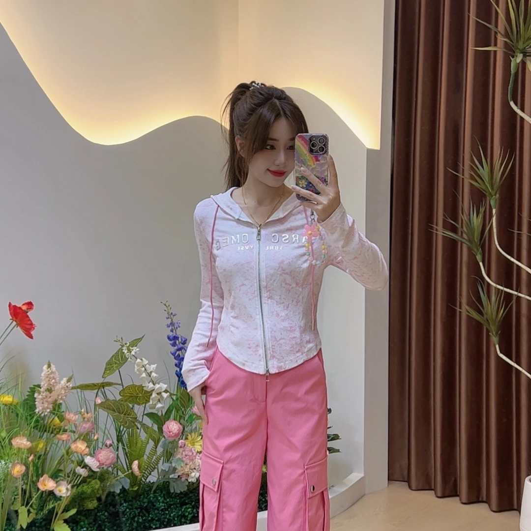 奈奈妮【潮酷先锋】休闲运动套装时尚洋气减龄两件套8848