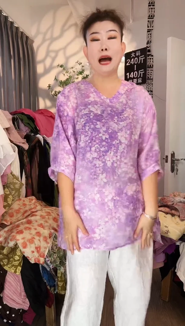 亚麻汉麻苎麻大码女装。