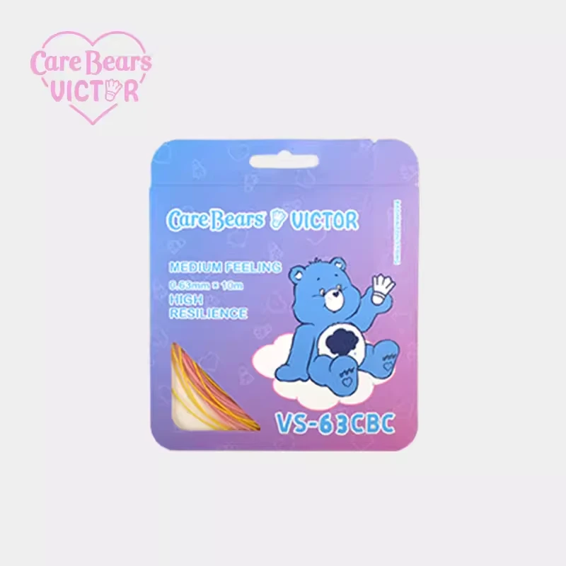 VICTOR/威克多羽毛球拍线爱心熊联名高弹耐打双色渐变