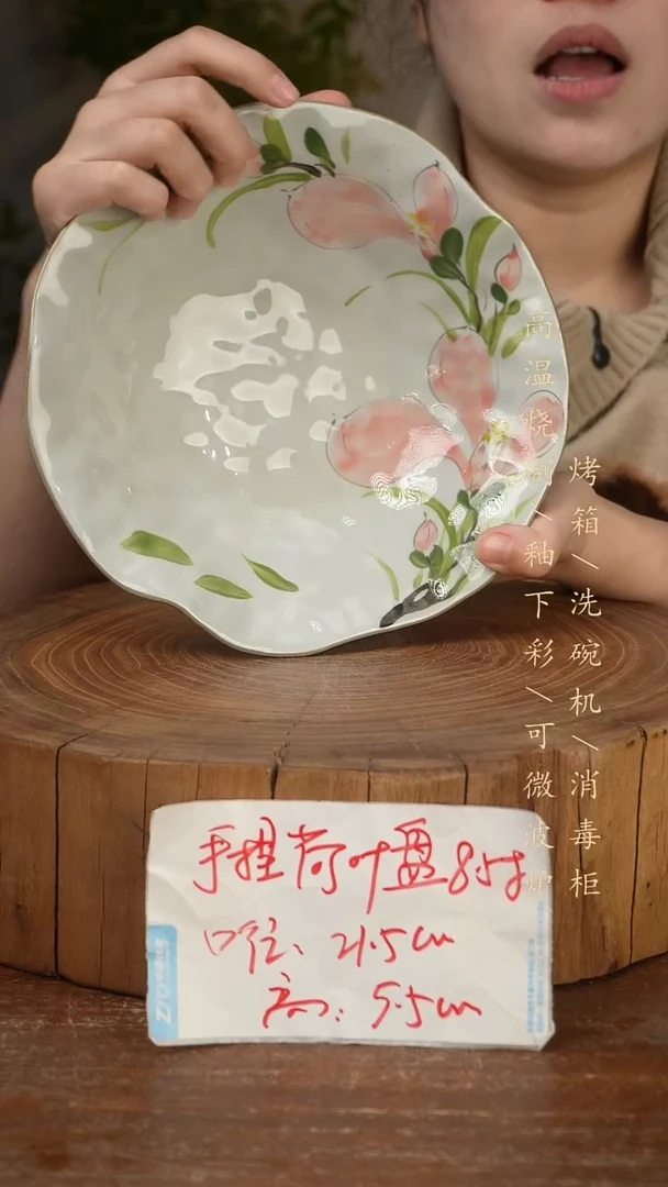 碗瓷景德镇手工手绘高温瓷釉下彩