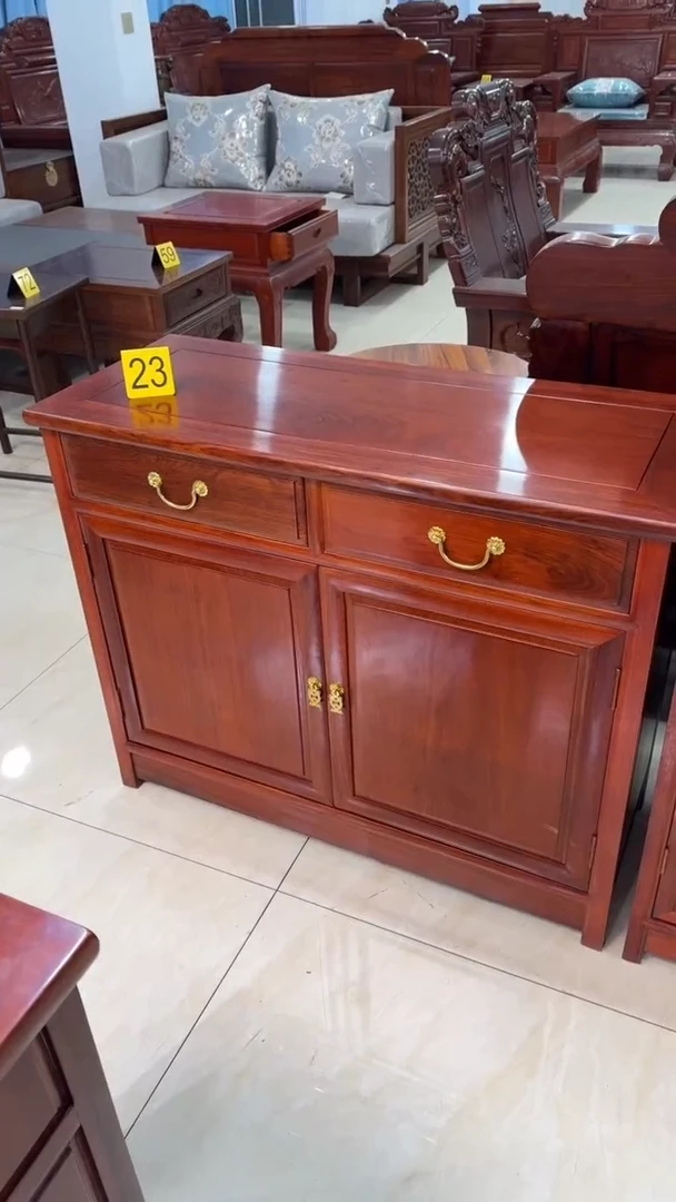 【闪购商品】花梨木类储物柜98素面餐边柜刺猬