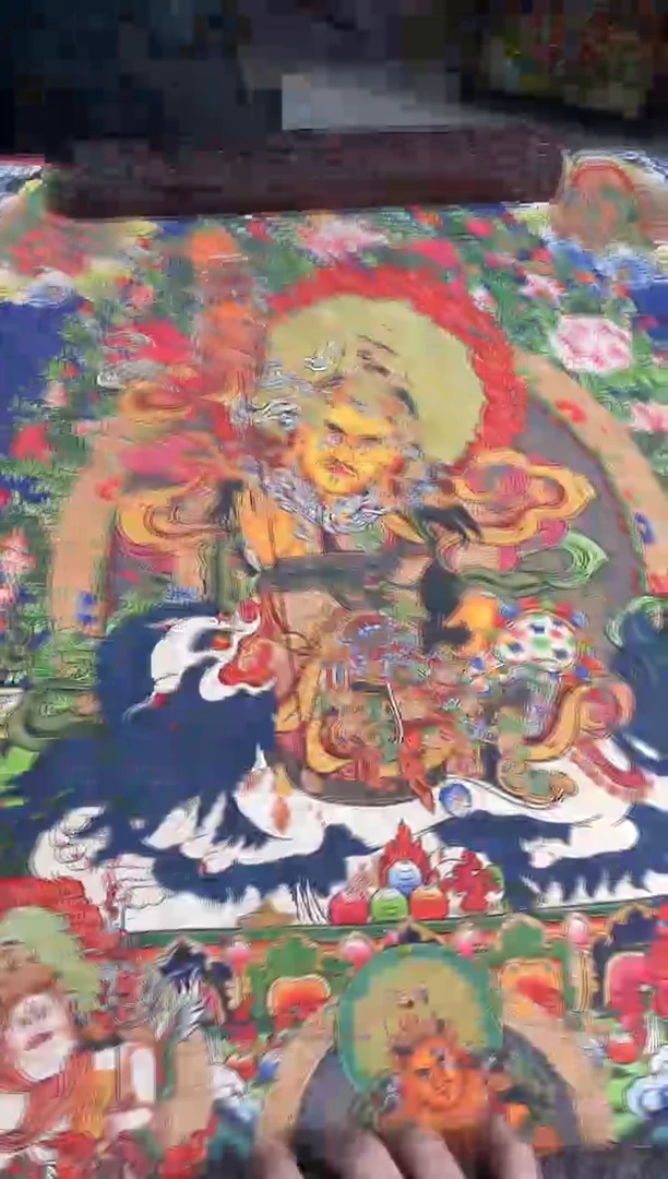 卷轴画路路的唐卡tk160