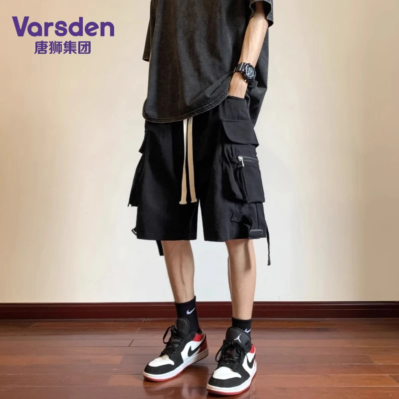唐狮集团Varsden夏季工装运动宽松日系休闲短裤男薄款潮流工装裤
