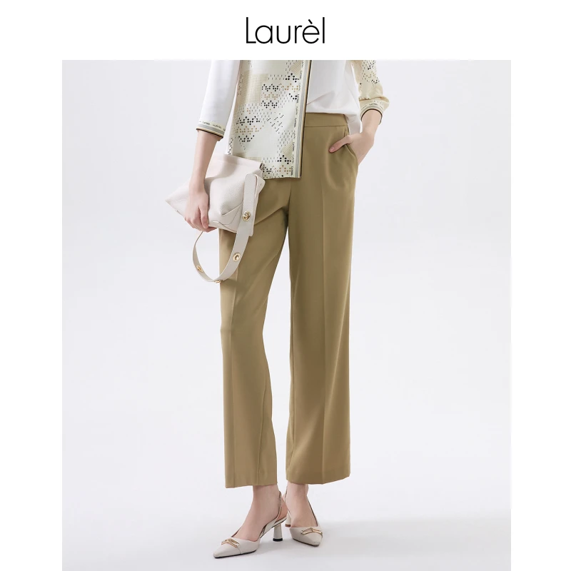 【丽公主专享】Laurel春简约直身裤西装裤子女 LWL331K02600