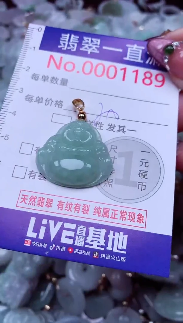 吊坠(不含链)未镶嵌翡翠1189