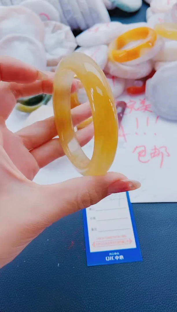 未镶嵌手镯石英质玉M177-59-60