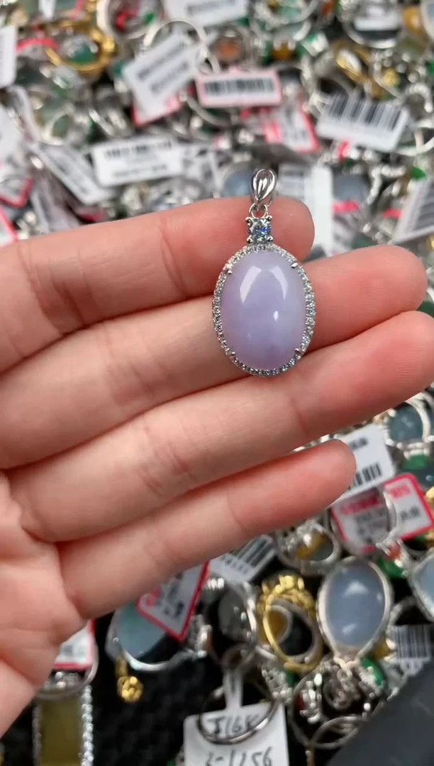 银S925镶嵌戒指翡翠222     8