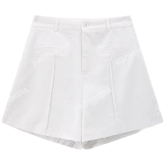 【封后轻奢设计】2025夏季新款时尚高腰百搭显瘦短裤女0386