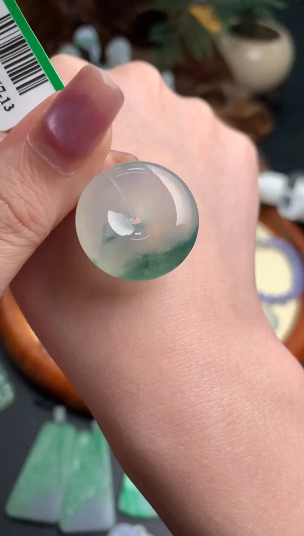 吊坠(不含链)未镶嵌翡翠翡翠饰品-156