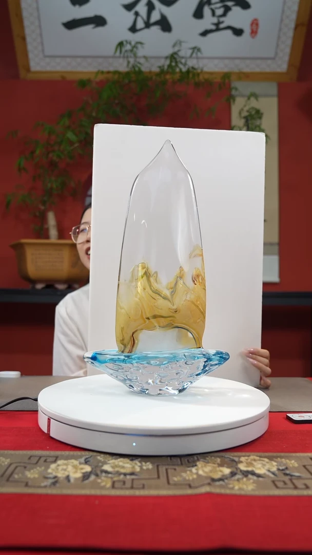 【闪购商品】琉璃手工艺品帆船