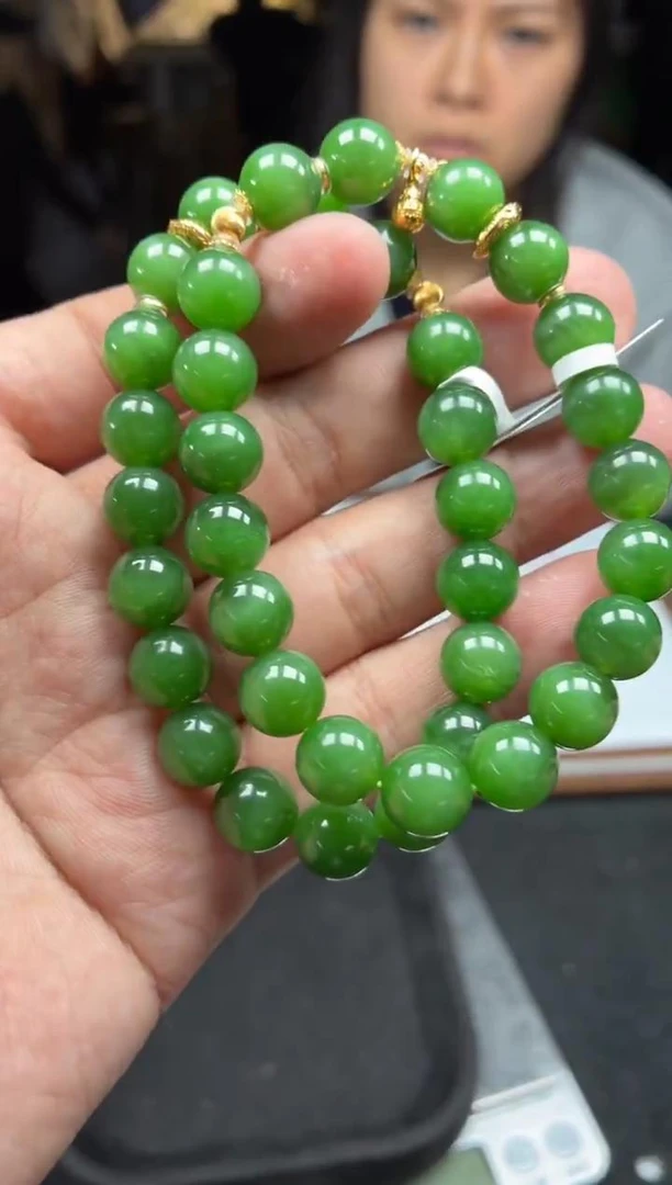 天然和田玉手串（多样性发其一）226FS0313