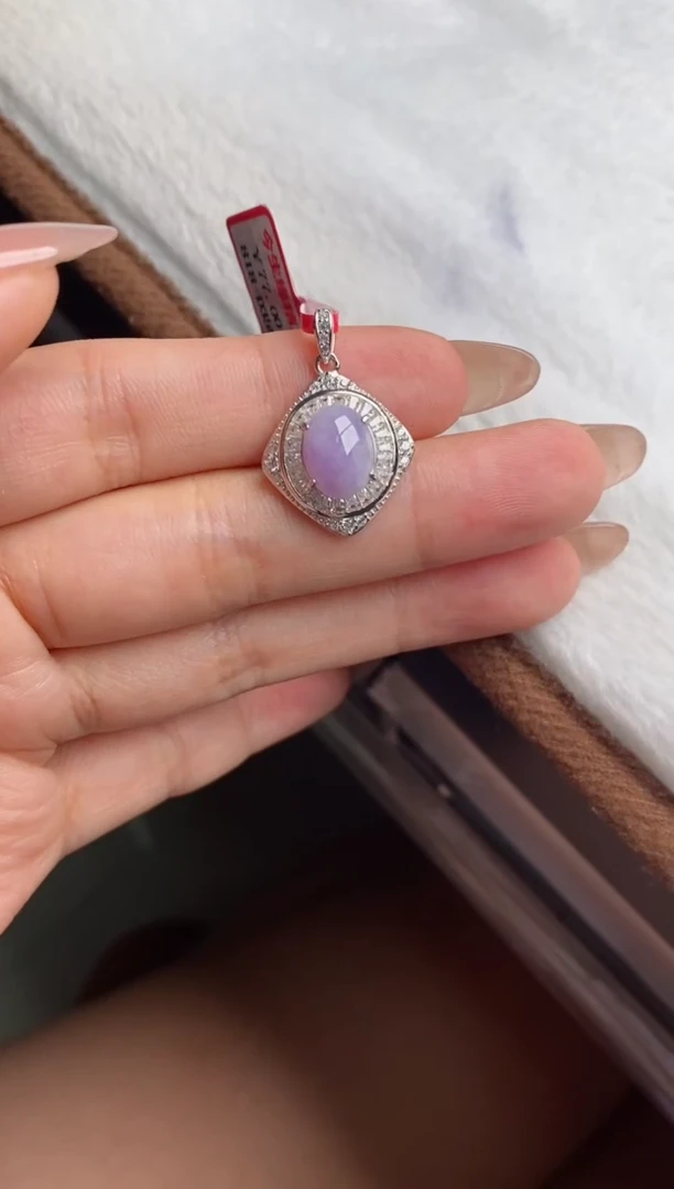 翡翠戒指银S925镶嵌天**鸭天然A货翡翠