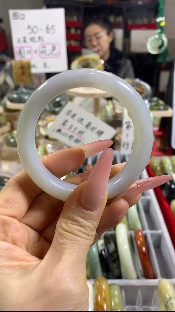 未镶嵌岫玉手镯28  53+ 包容