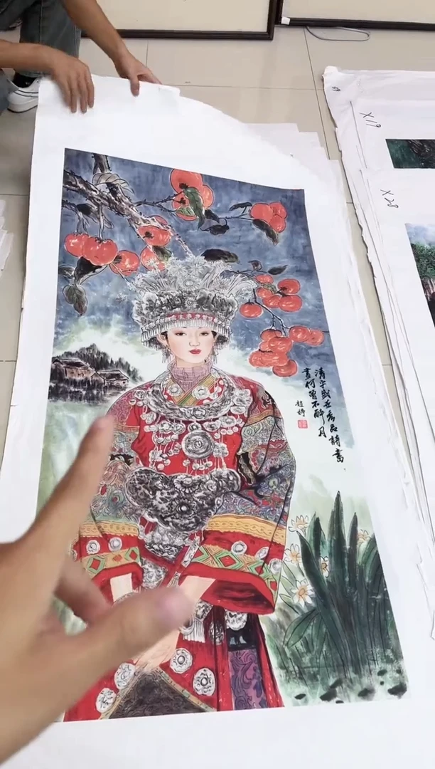 国画九霄甄选国画作品zhb037
