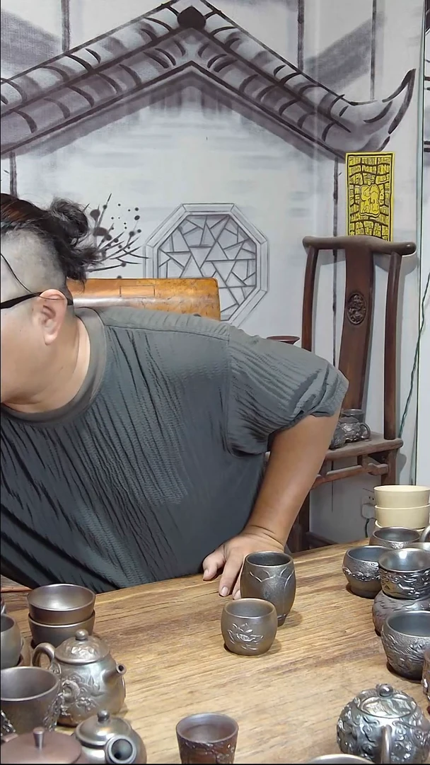 杯清**年建水紫陶主人杯
