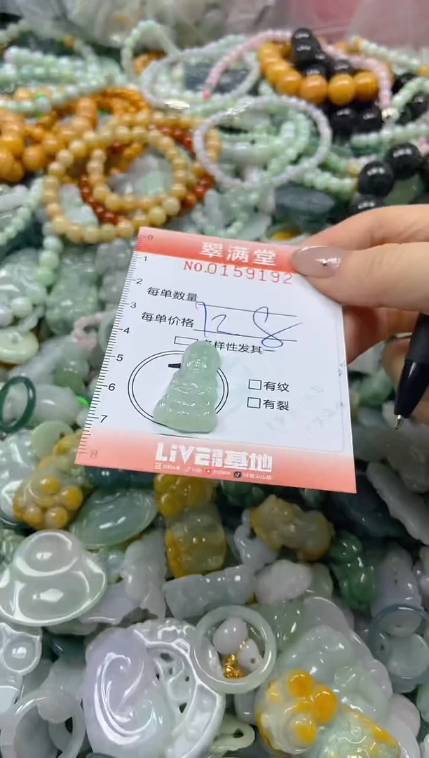 翡翠未镶嵌颈饰闪购0159192