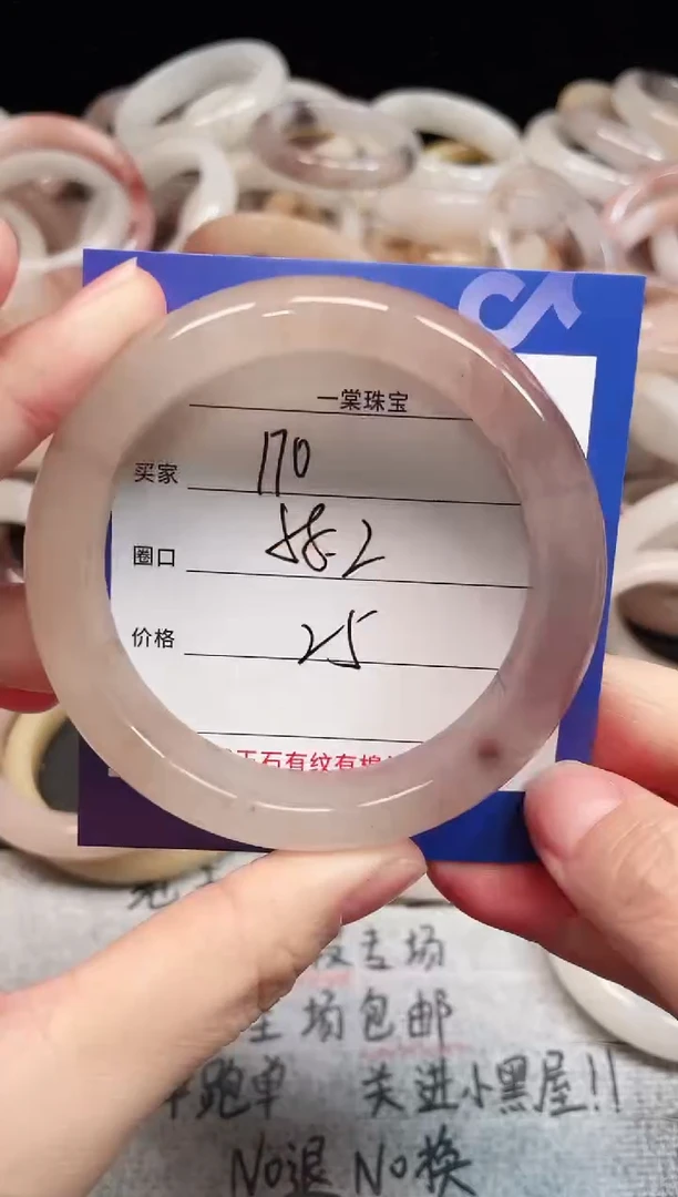 未镶嵌手镯石英质玉170