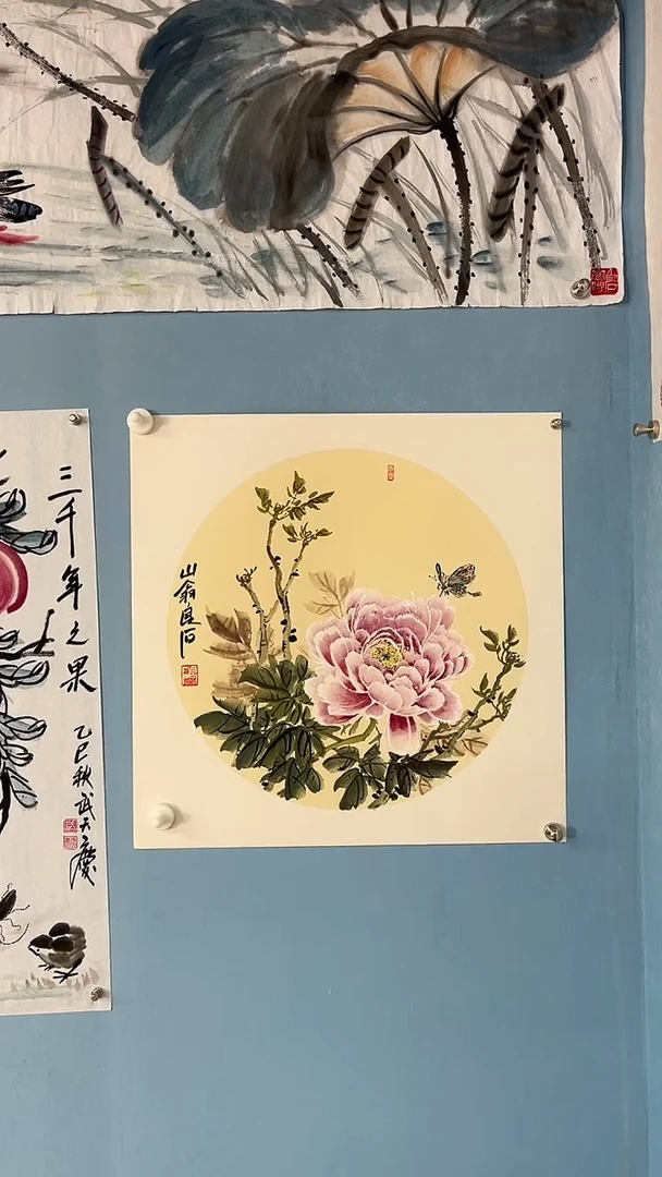 国画武天庆国画精品牡丹