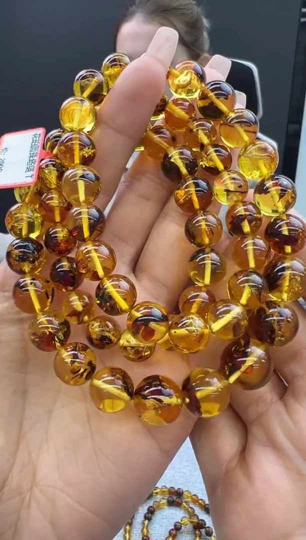 【闪购商品】琥珀颈饰未镶嵌847秒拍号