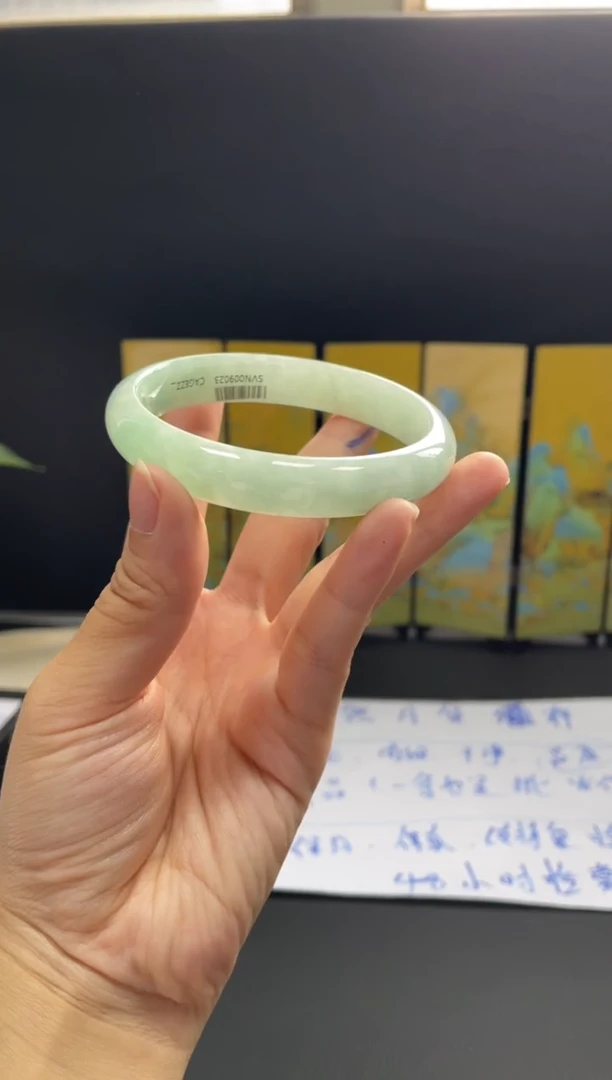 未镶嵌手镯翡翠13#天然缅甸A货翡翠手镯62-64圈口